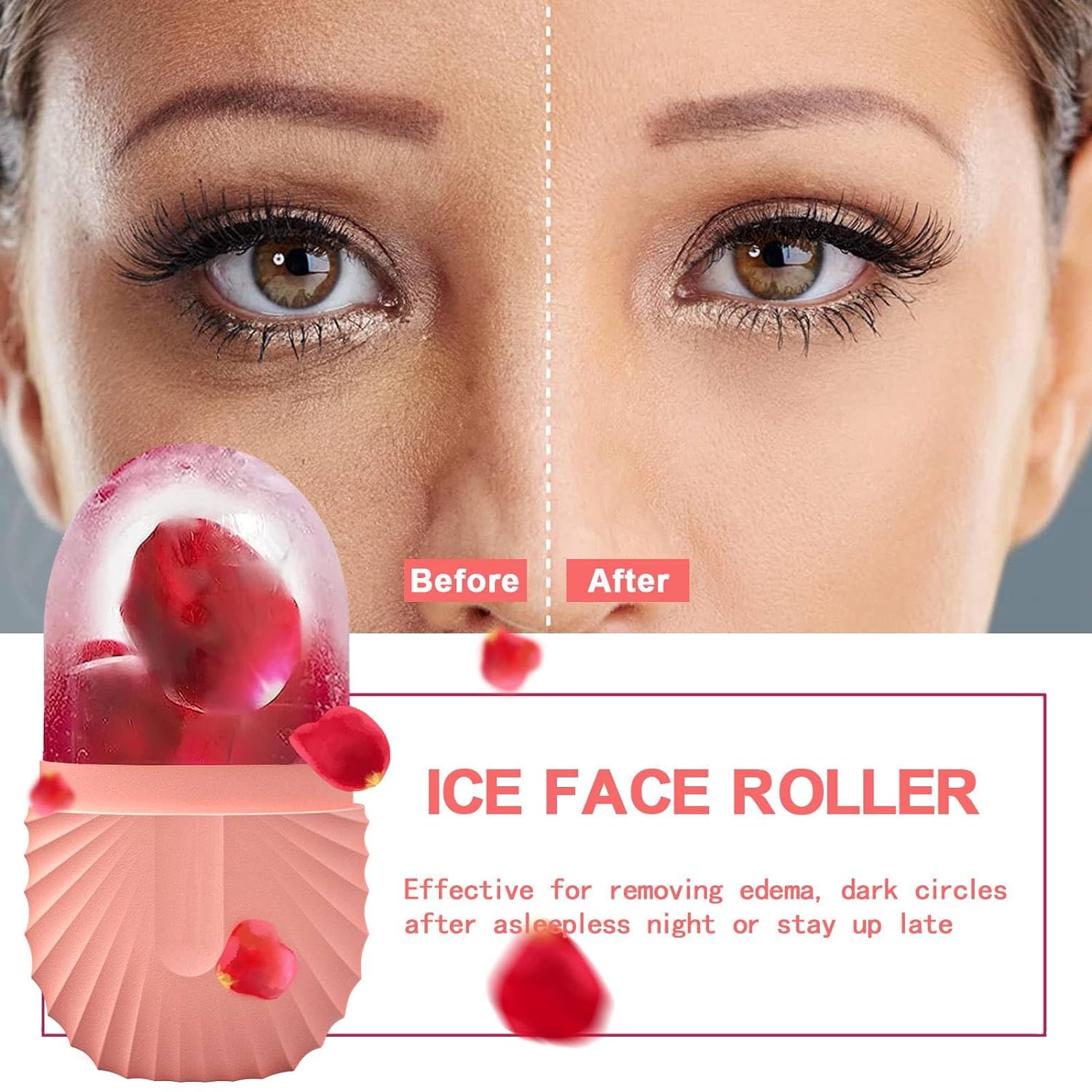 Facial Ice Roller (Pink)